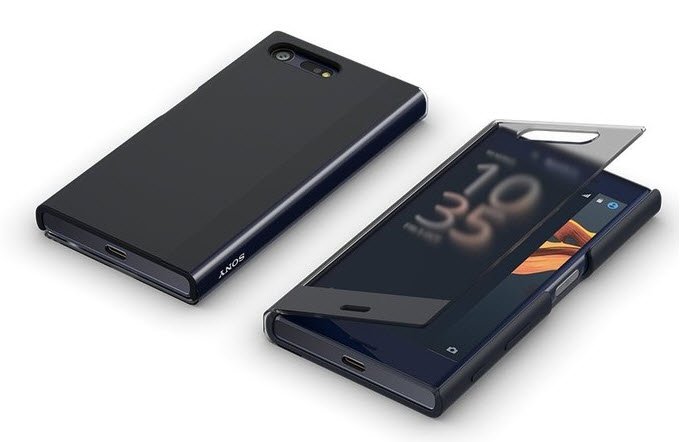 Sony Xperia X Compact Style Cover Touch SCTF20 zwart