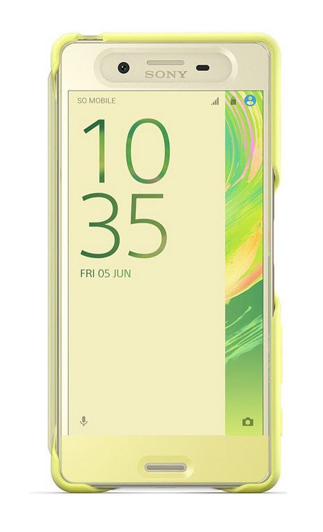 Sony Xperia X Style Cover Touch SCR50 goud