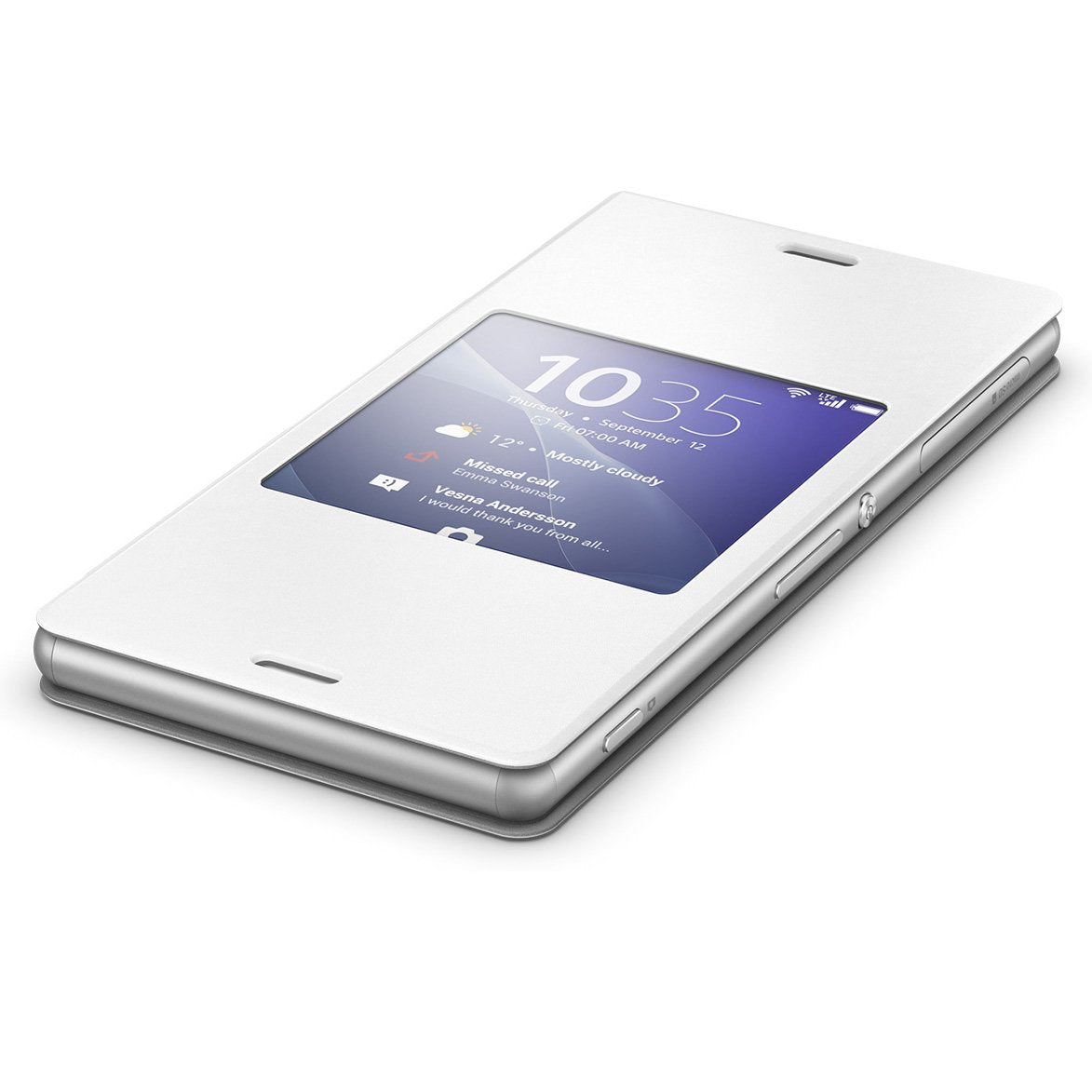 Sony Xperia Z3 Style Cover Window SCR24 wit