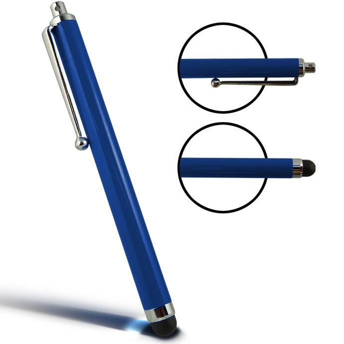 Stylus Pen blauw met clip