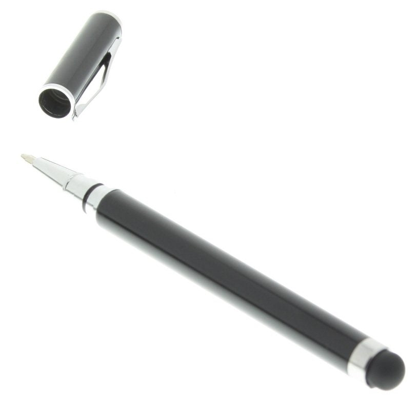 Stylus Pen met pen- schrijffunctie zwart