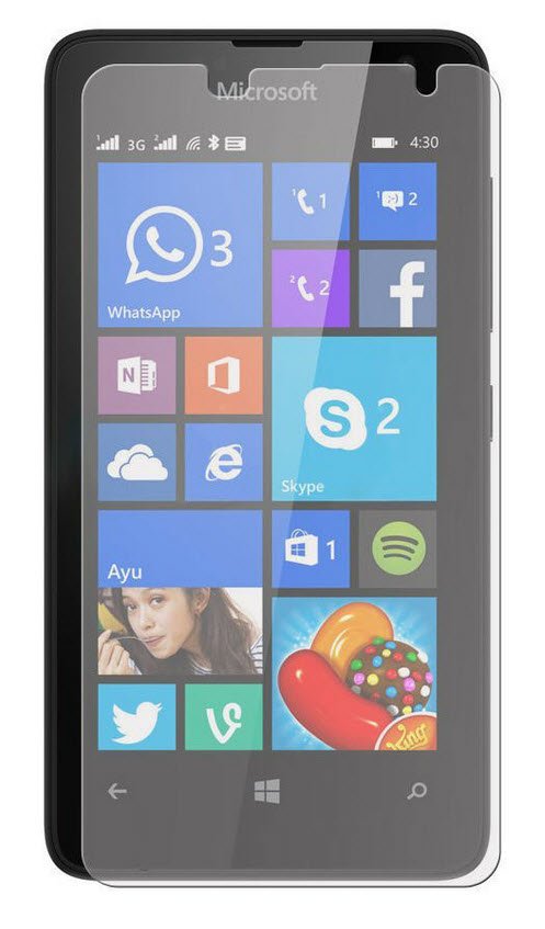 Tempered Glass Screenprotector Microsoft Lumia 430