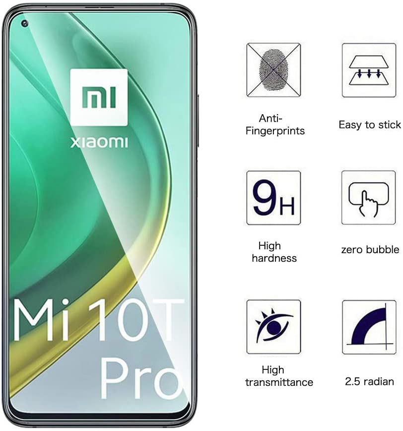 Tempered Glass Screenprotector Xiaomi Mi 10T Pro 5G