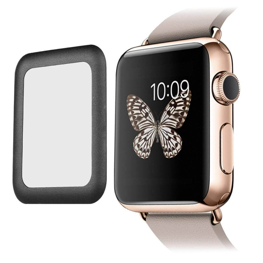 Tempered Glass (volledig scherm) Apple Watch Series 5 - 40mm - zwart