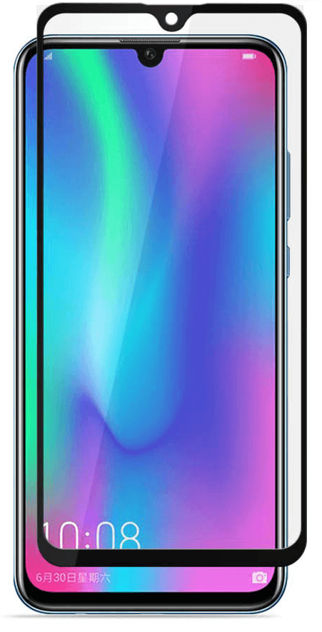 Tempered Glass (volledig scherm) Huawei Honor 20 Lite zwart