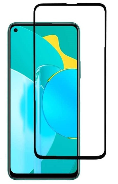 Tempered Glass (volledig scherm) Huawei Honor 30s zwart