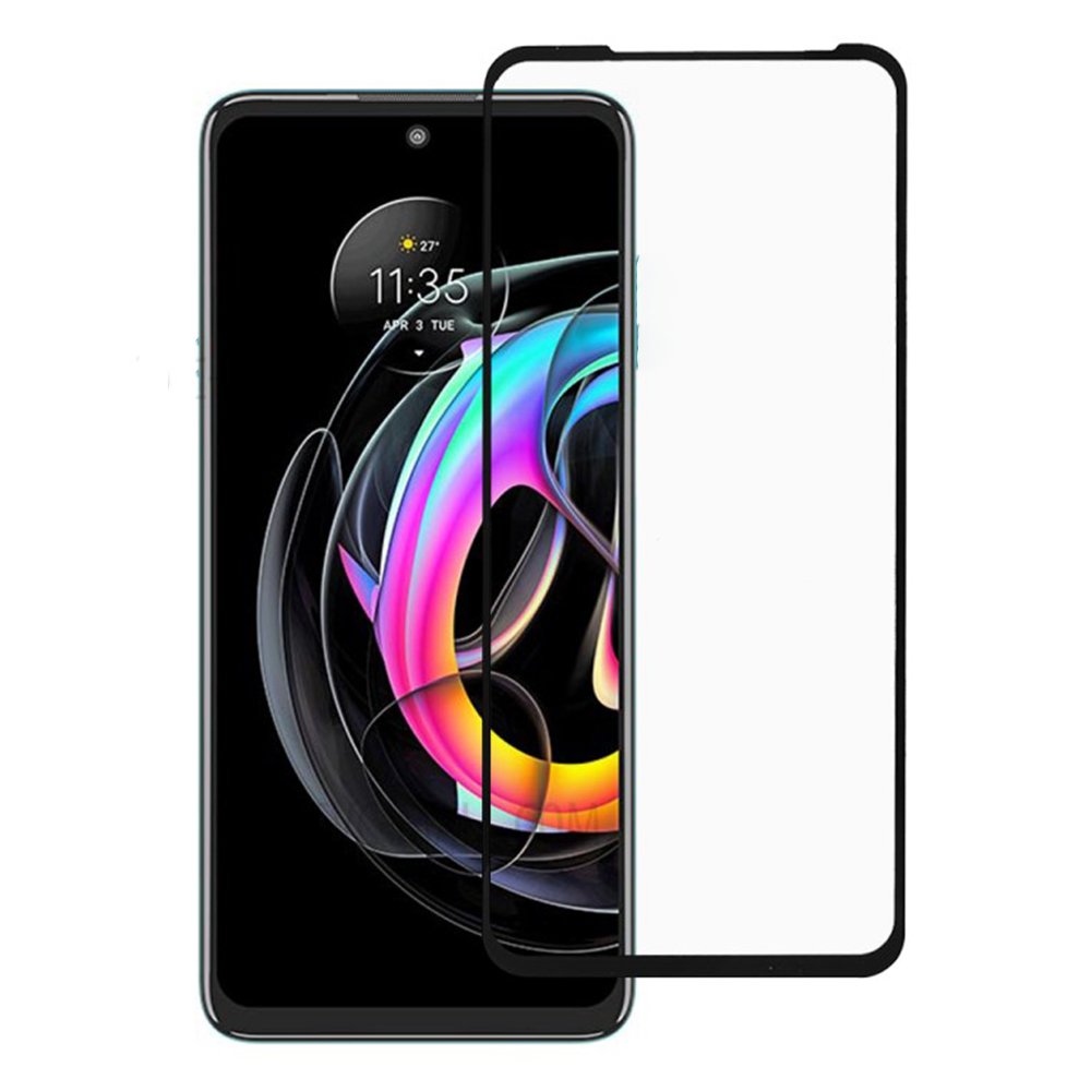 Tempered Glass (volledig scherm) Motorola Edge 20 zwart