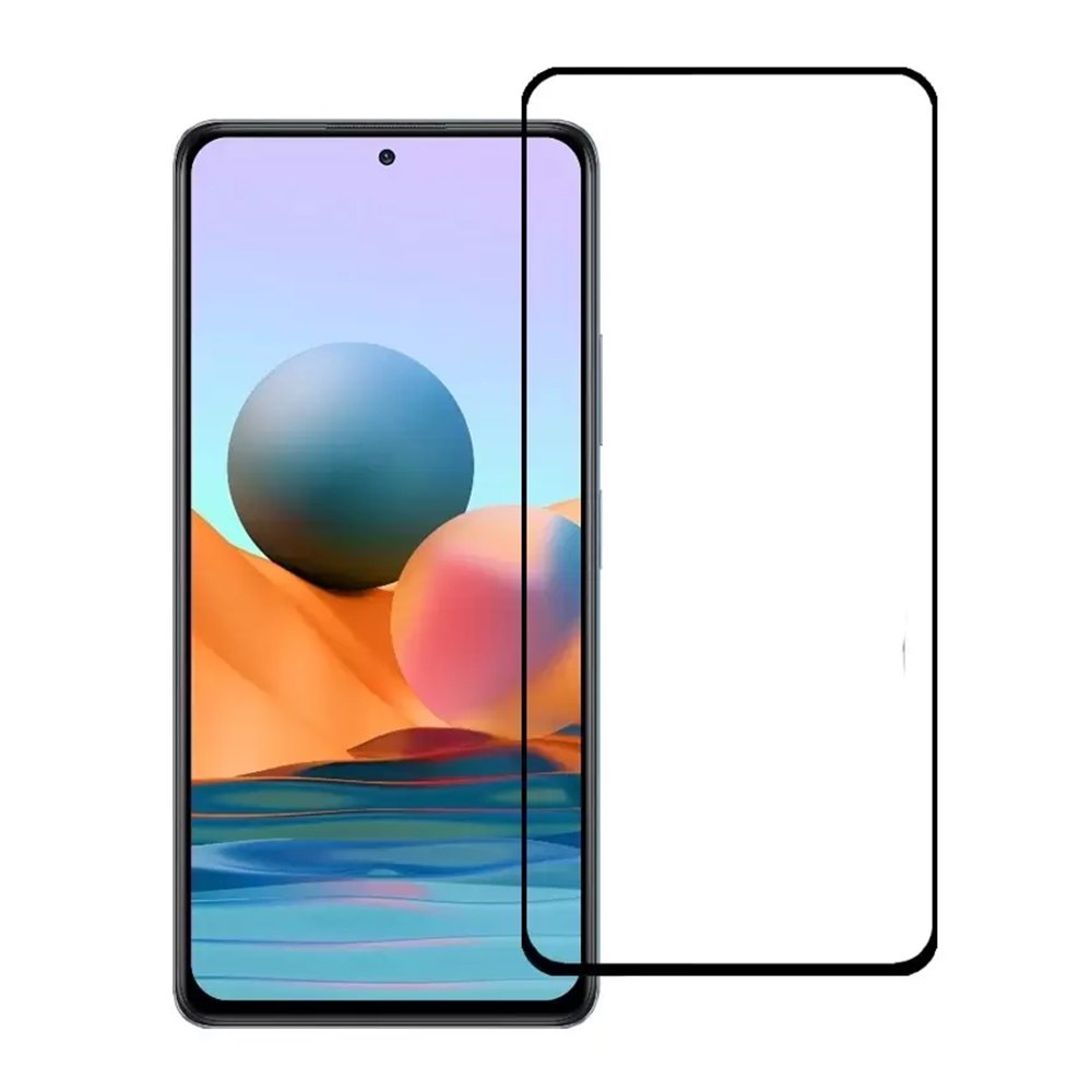 Tempered Glass (volledig scherm) Motorola Moto G 2022 zwart