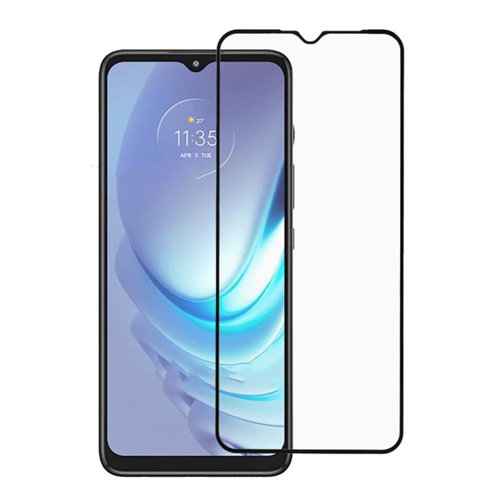 Tempered Glass (volledig scherm) Motorola Moto G50 XT2137 zwart