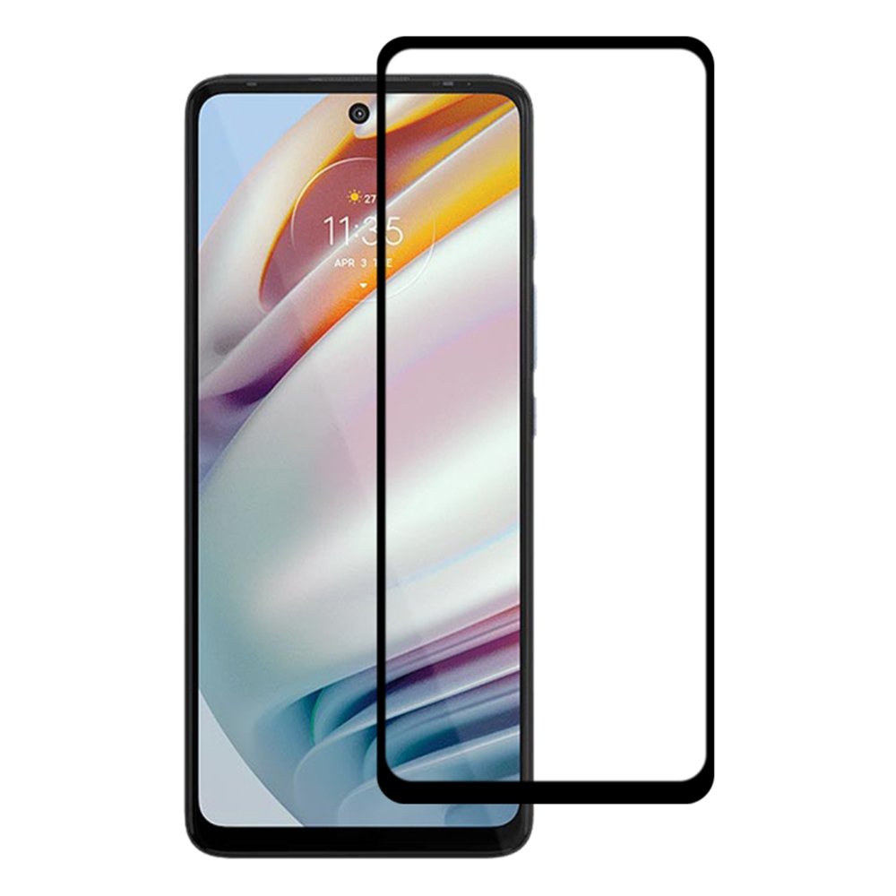 Tempered Glass (volledig scherm) Motorola Moto G51 5G zwart
