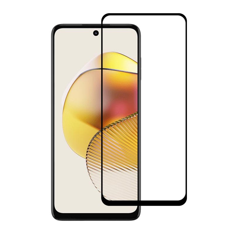 Tempered Glass (volledig scherm) Motorola Moto G73 zwart