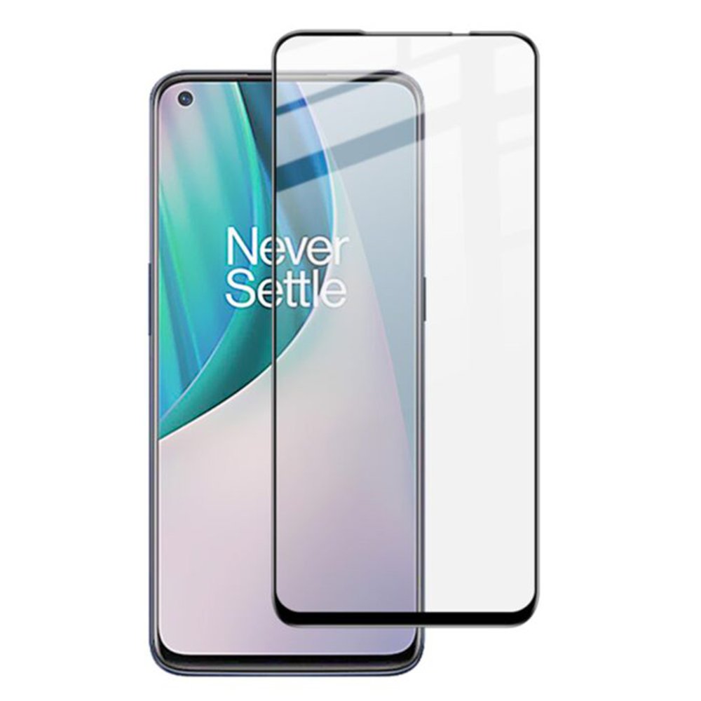 Tempered Glass (volledig scherm) OnePlus Nord N10 zwart