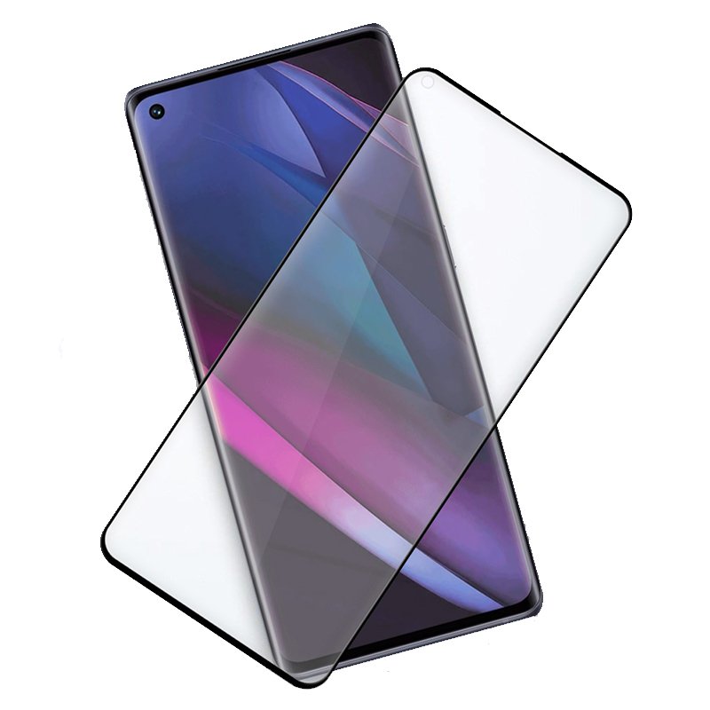 Tempered Glass (volledig scherm) OPPO Find X3 Neo zwart