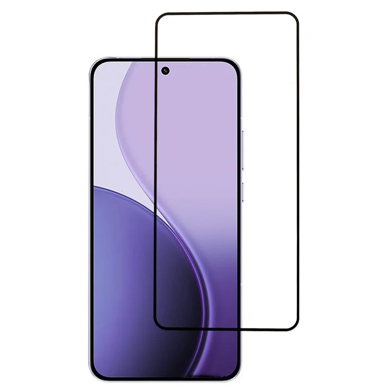 Tempered Glass (volledig scherm) Oppo Reno15 F Zwart