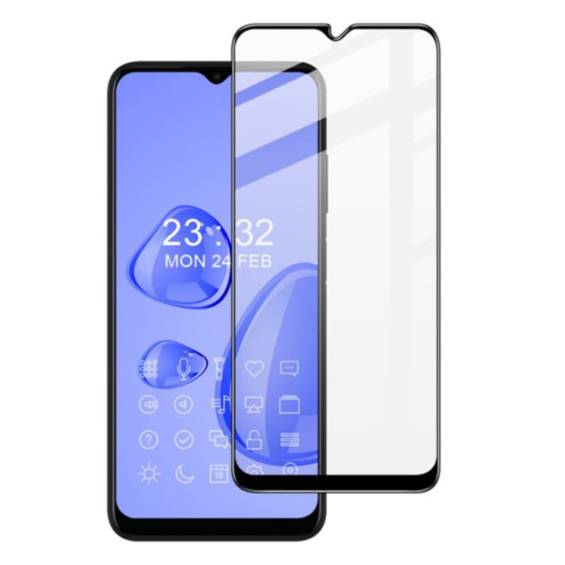 Tempered Glass (volledig scherm) Samsung Galaxy A03s zwart