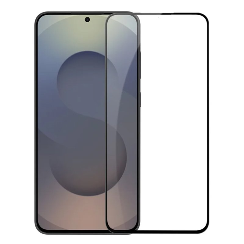 Tempered Glass (volledig scherm) Samsung Galaxy S25 FE zwart