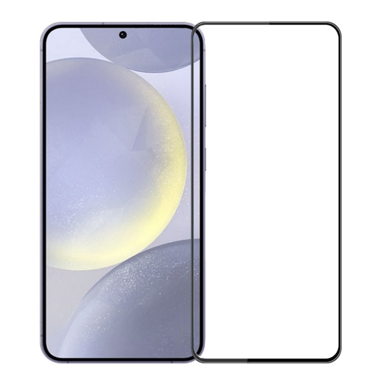 Tempered Glass (volledig scherm) Samsung Galaxy S25+ zwart