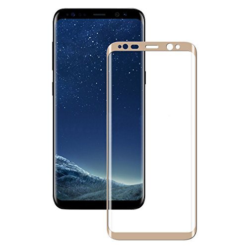 Tempered Glass (volledig scherm) Samsung Galaxy S8 Plus goud