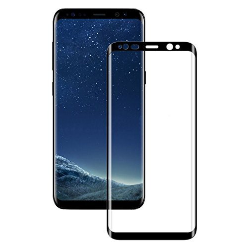 Tempered Glass (volledig scherm) Samsung Galaxy S8 Plus zwart