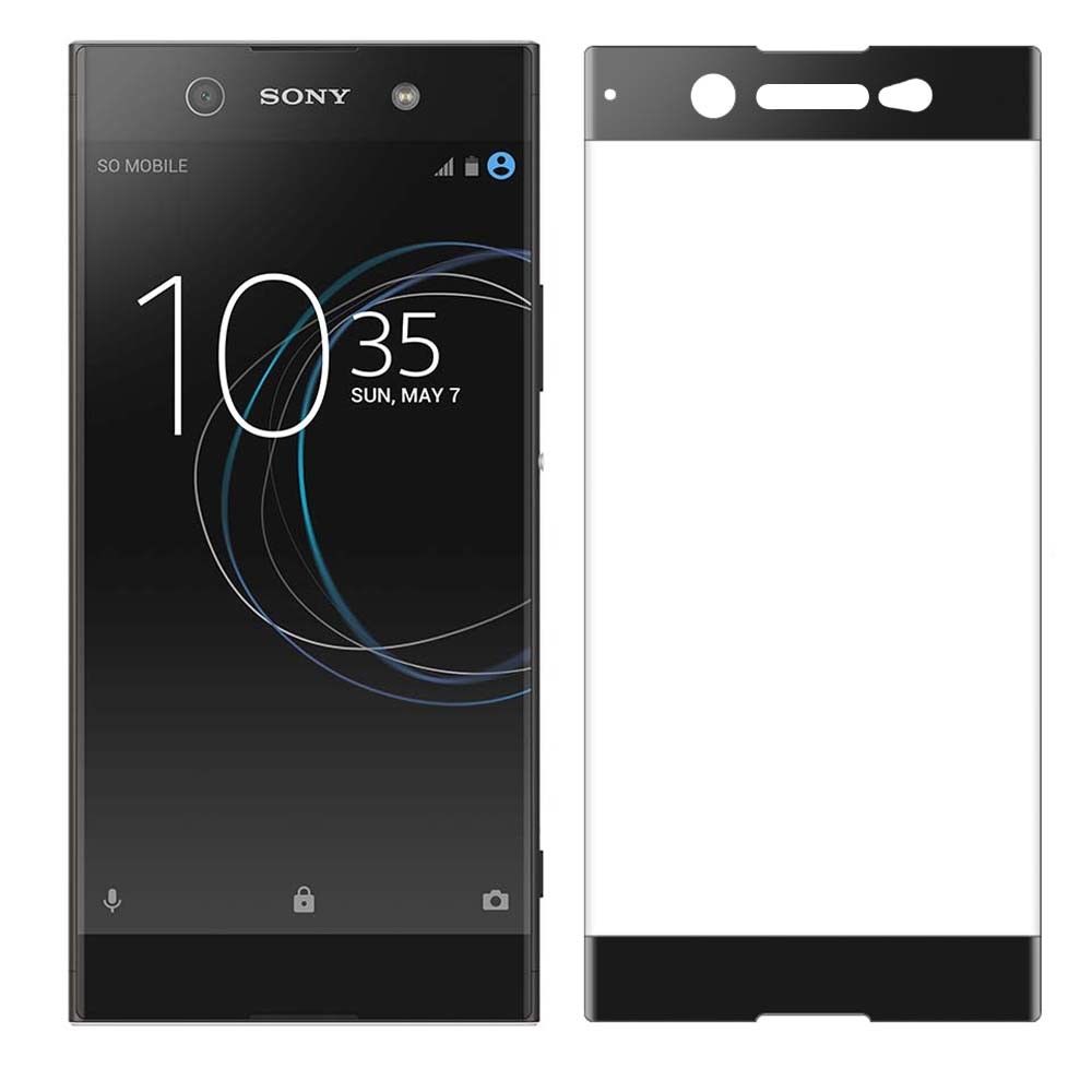 Tempered Glass (volledig scherm) Sony Xperia XA1 Ultra zwart