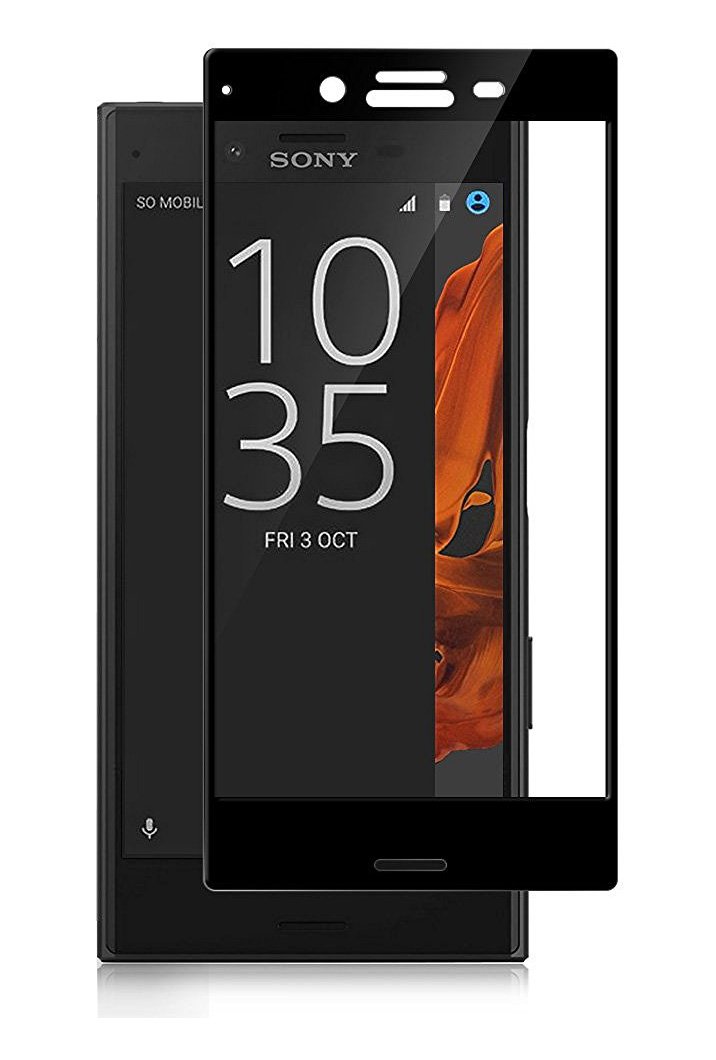 Tempered Glass (volledig scherm) Sony Xperia XZ/XZs zwart