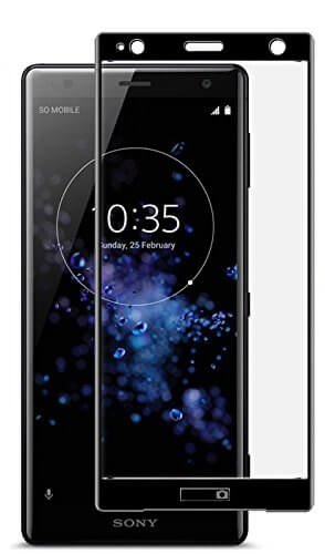 Tempered Glass (volledig scherm) Sony Xperia XZ3 zwart