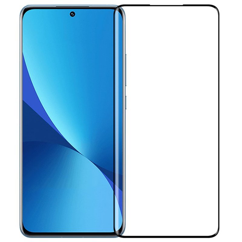 Tempered Glass (volledig scherm) Xiaomi 12 Pro zwart