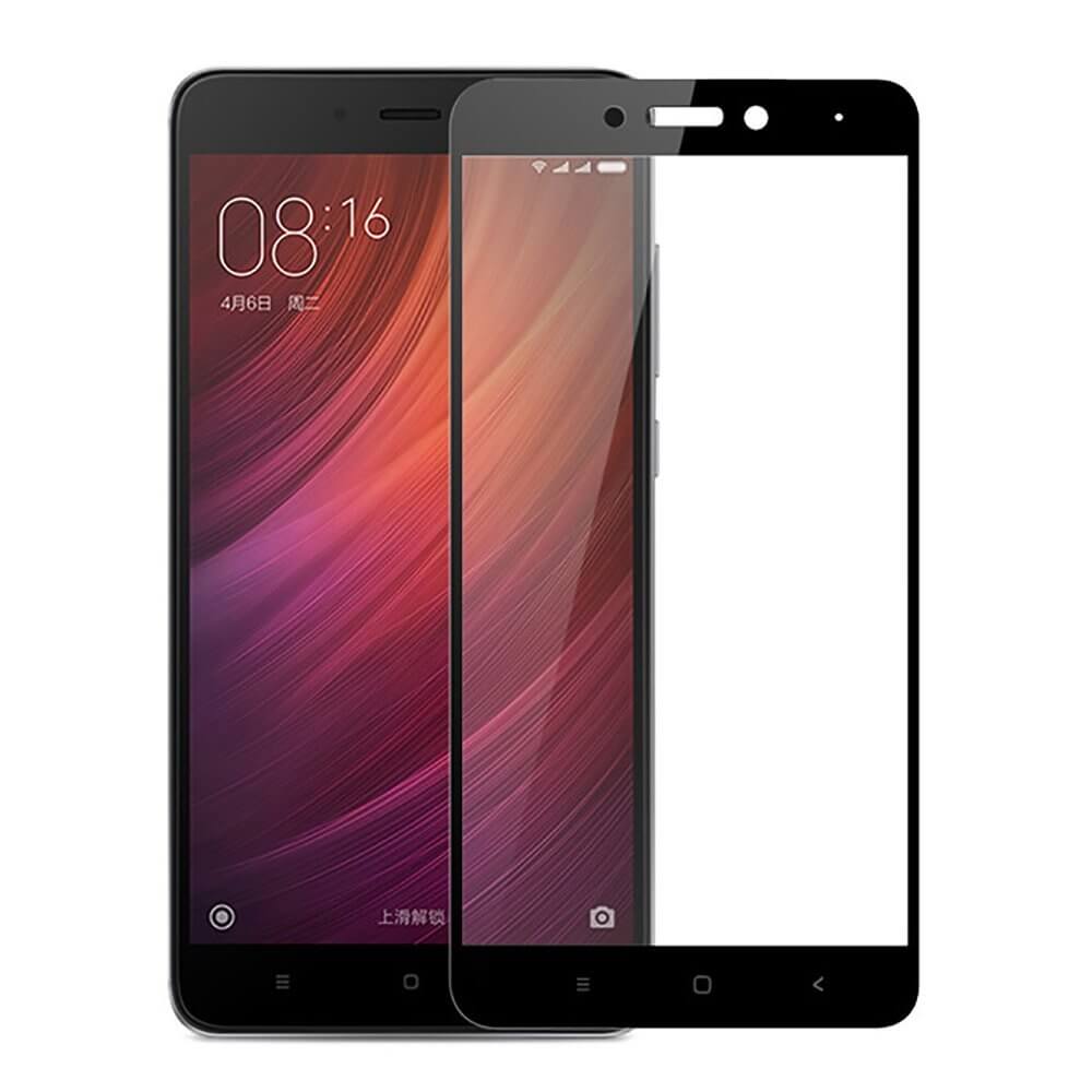 Tempered Glass (volledig scherm) Xiaomi Redmi Note 4/4X zwart