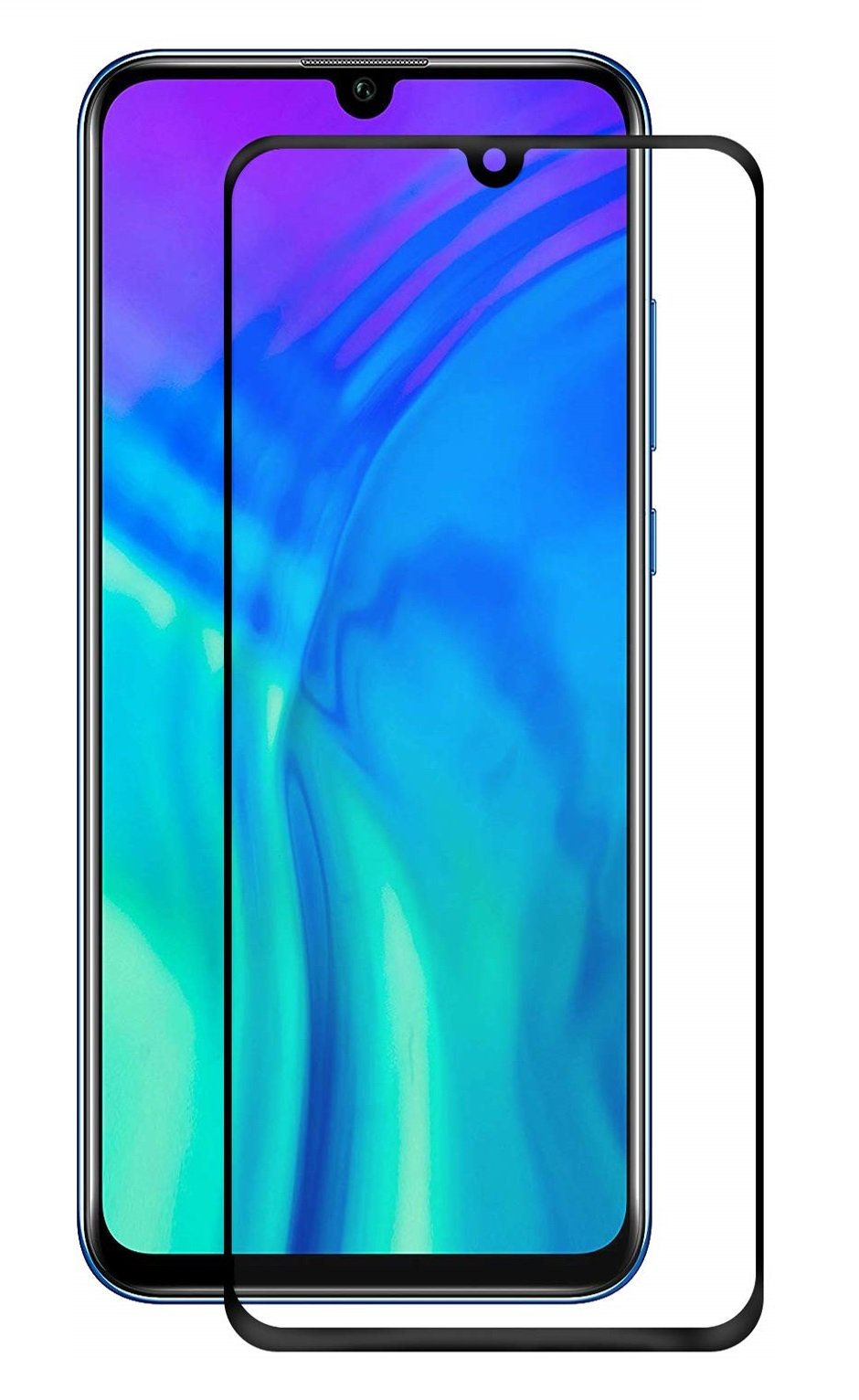 Tempered Glass (volledig scherm) Xiaomi Redmi Note 8 2021 zwart