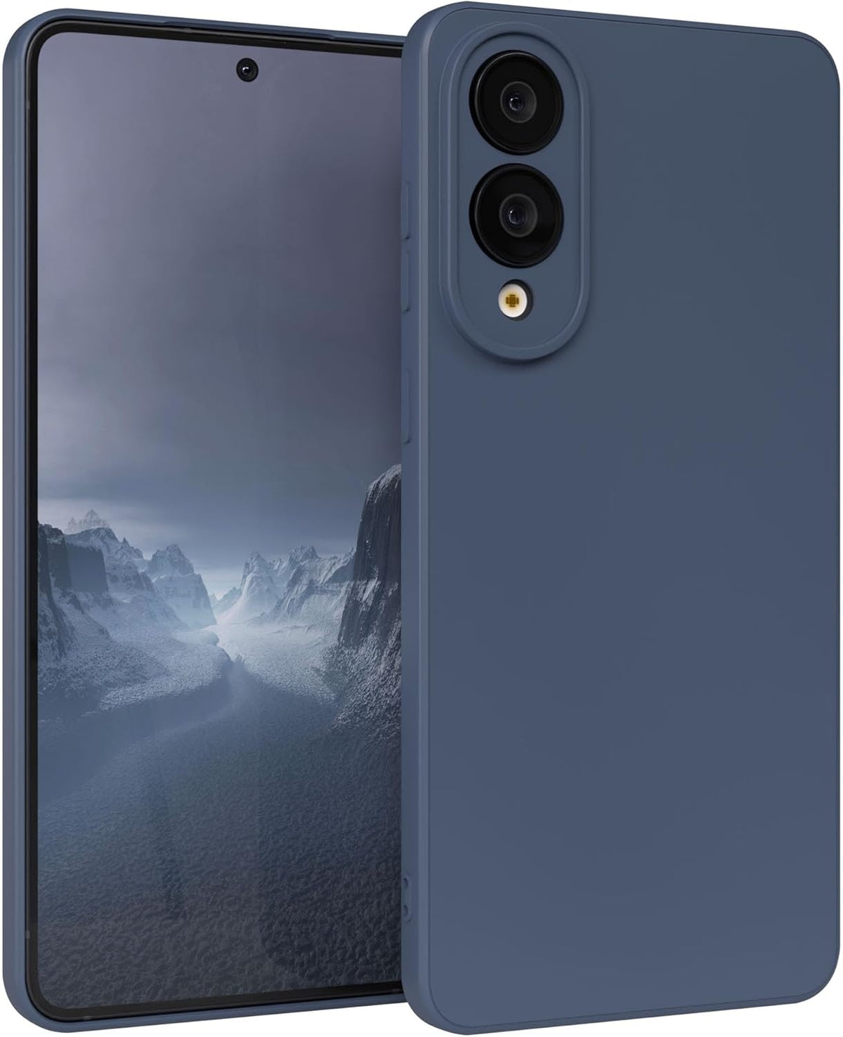 TPU hoesje Samsung Galaxy S25 Edge mat - blauw