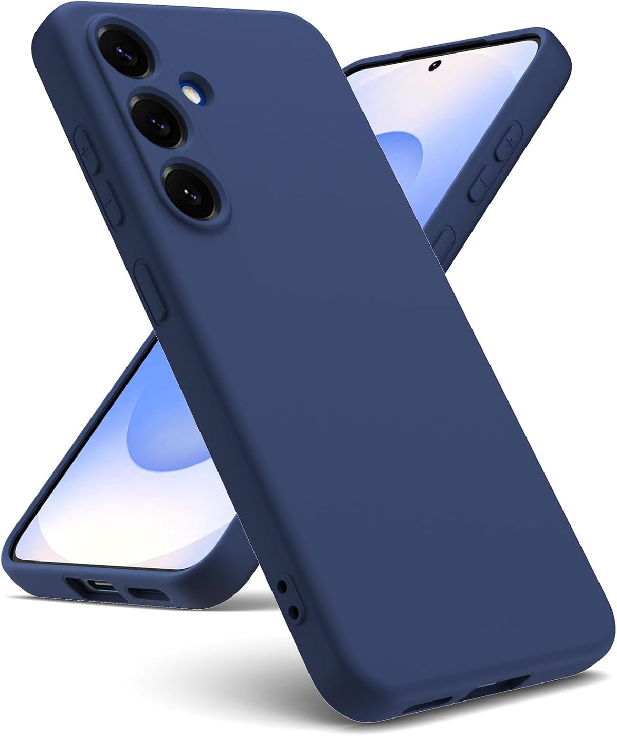 TPU hoesje Samsung Galaxy S25 FE mat - blauw