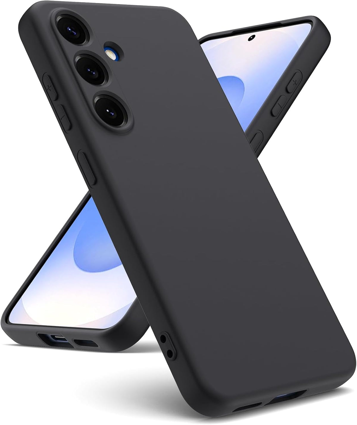 TPU hoesje Samsung Galaxy S25 FE mat - zwart