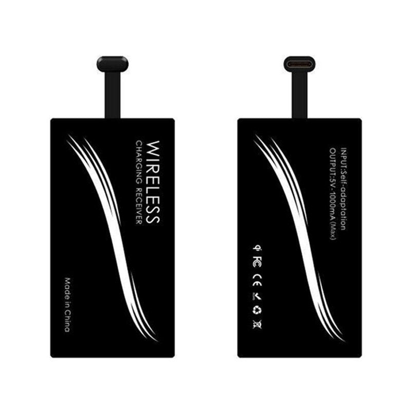 Universele USB-C draadloze oplaadontvanger voor smartphones en tablets