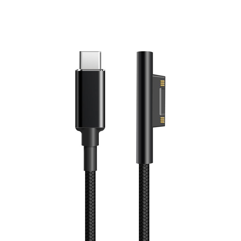 USB-C (Male) naar Surface PD (Male) Magnetische stroom kabel 1,8m voor Surface Pro 7/9