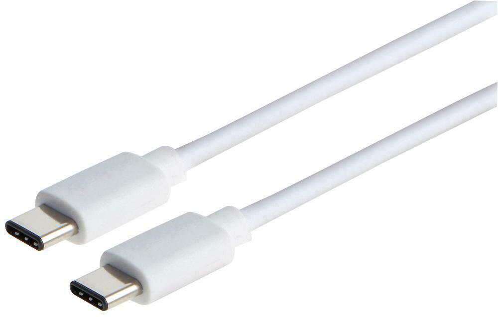 USB-C naar USB-C kabel - 1 meter - wit
