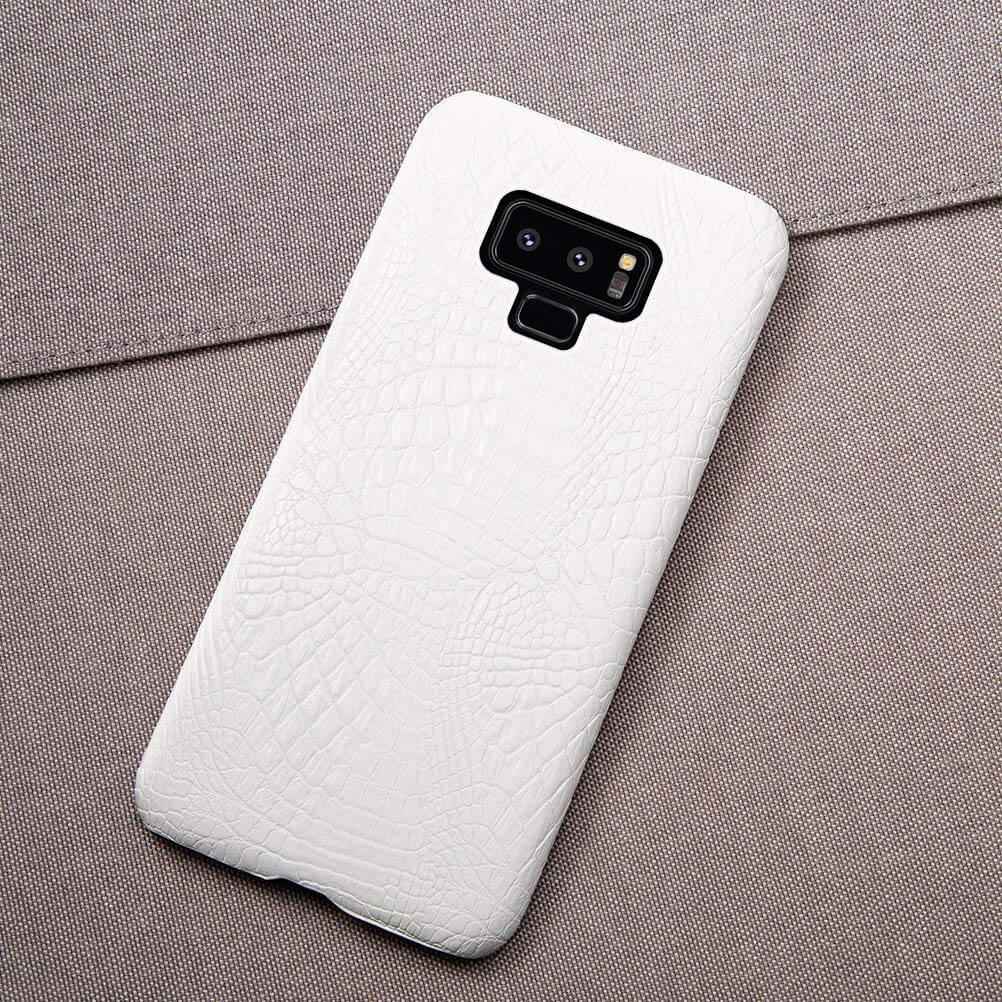 Vintage case leer Samsung Galaxy Note 9 - wit