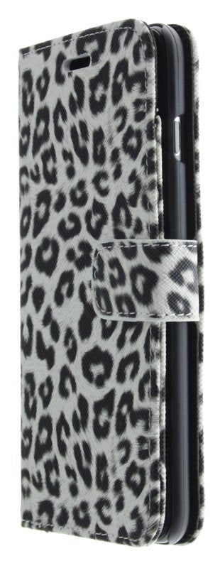 Wallet case tijgerprint Apple iPhone 6 Plus wit