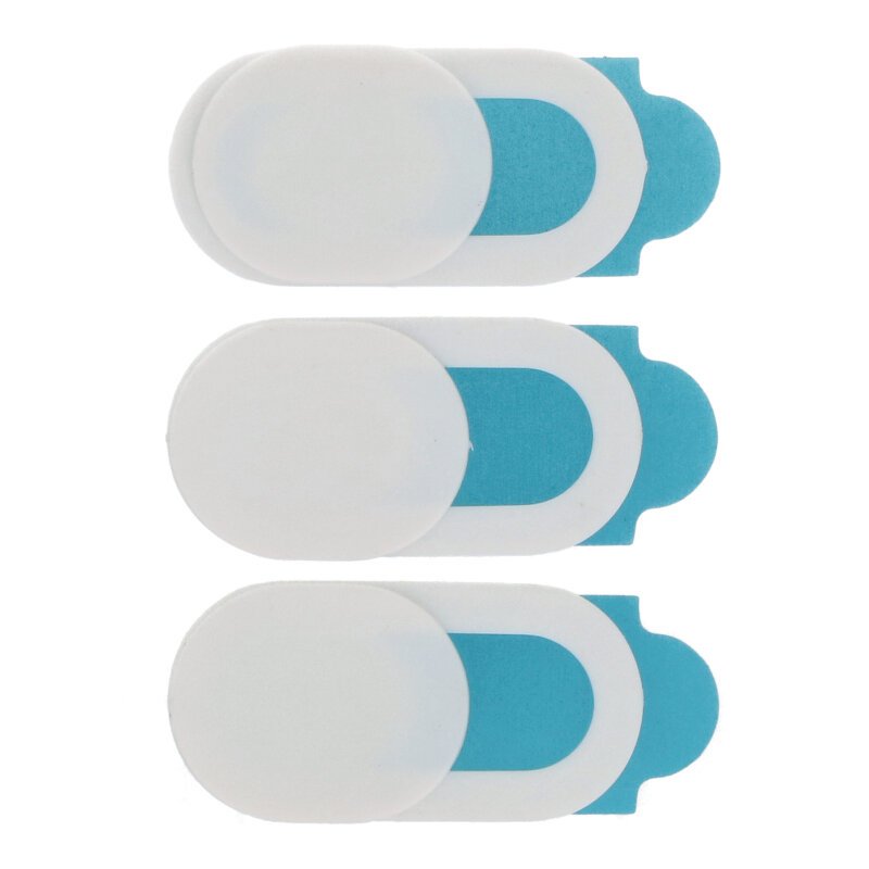 Webcam / camera afdek cover wit (3x) voor Laptop/MacBook/telefoon/iPhone/iPad