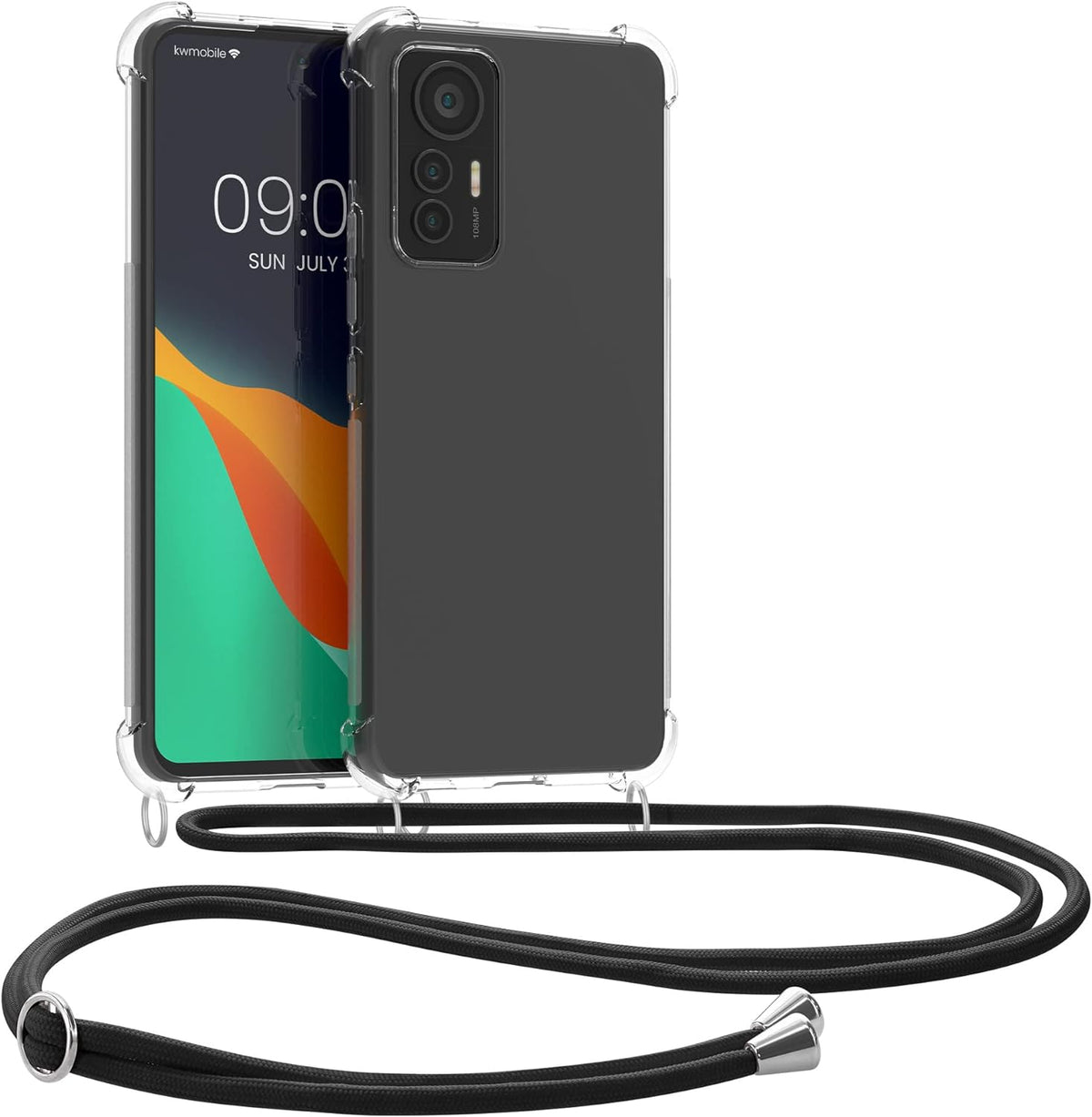 Xiaomi 12 Lite crossbody hoesje met draag koord
