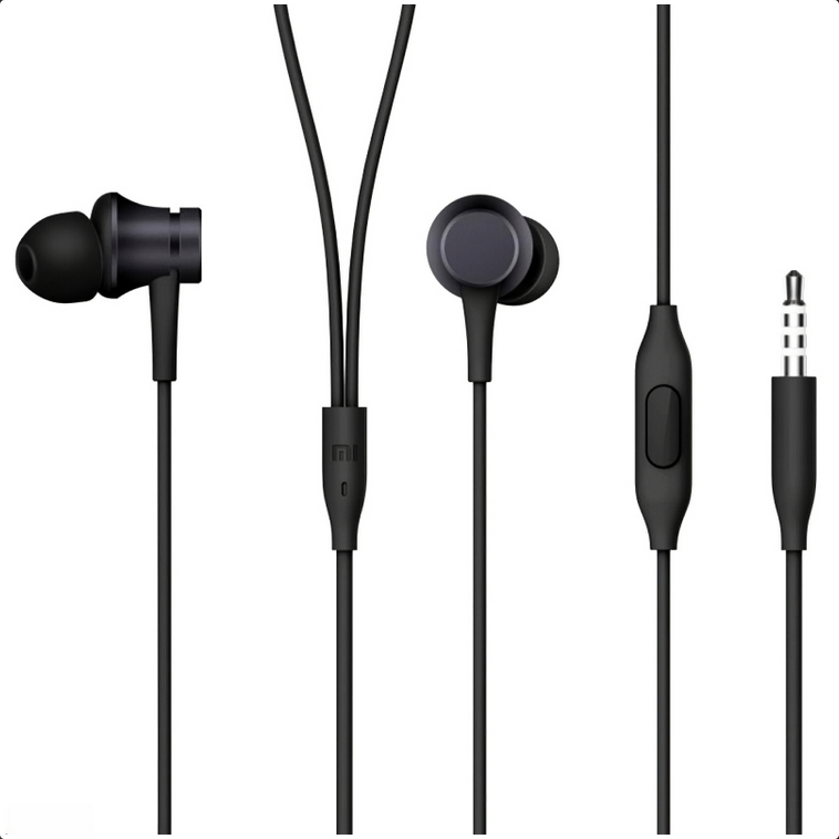 Xiaomi koptelefoon 3,5mm origineel - zwart