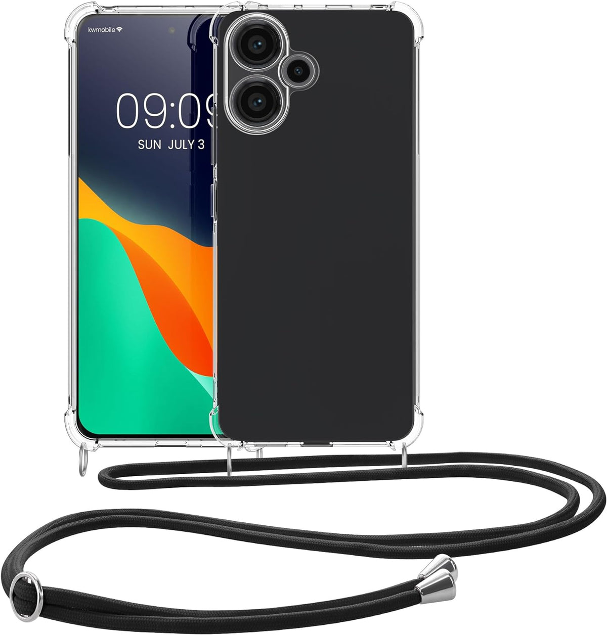 Xiaomi Redmi Note 13 Pro+ crossbody hoesje met draag koord
