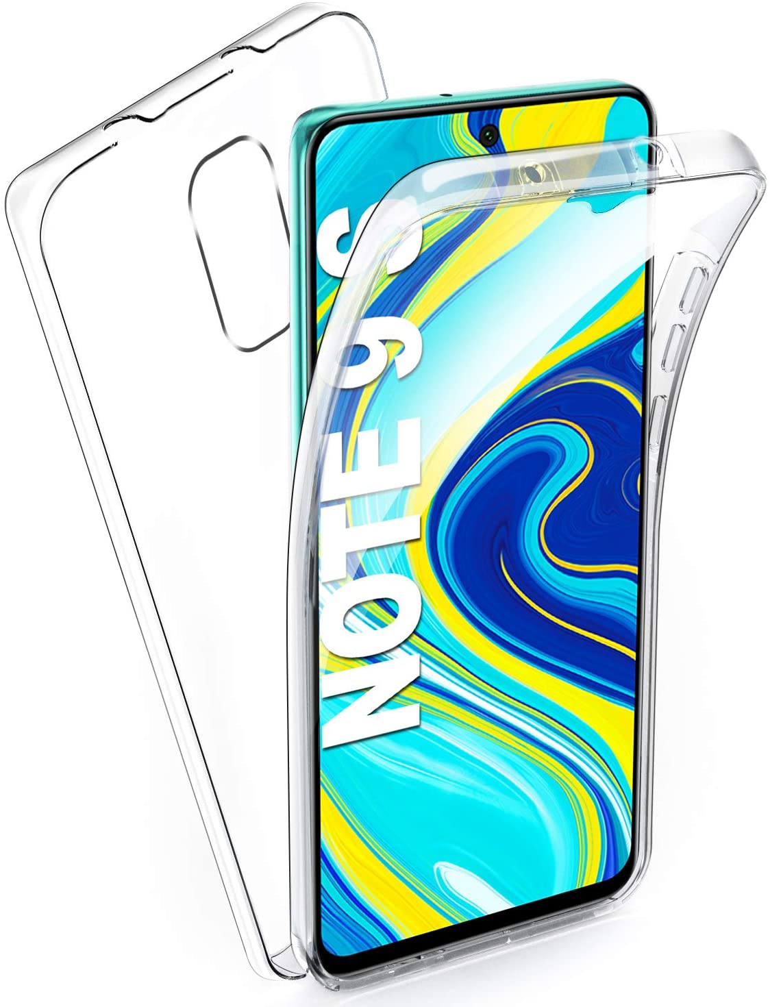 Xiaomi Redmi Note 9 TPU hoesje voor + achter