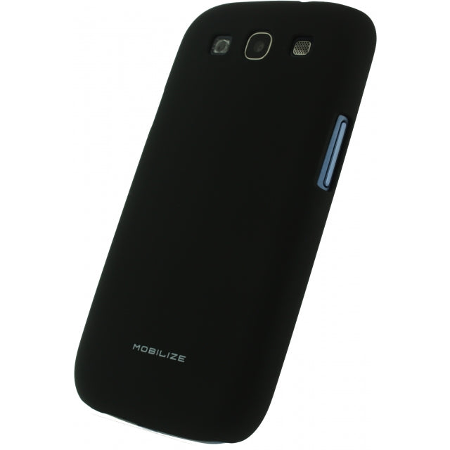Mobilize Cover Premium Beschichtung Samsung Galaxy SIII I9300 Schwarz
