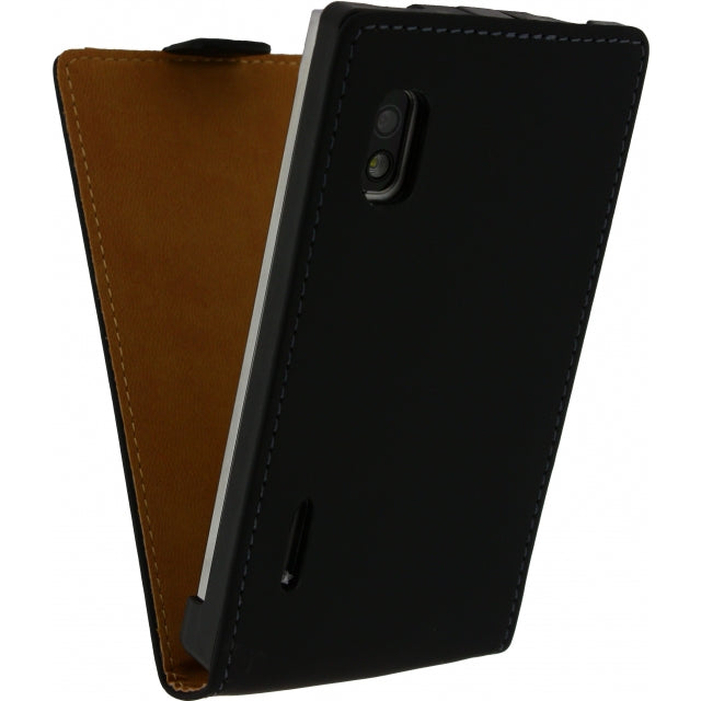 Mobilize Ultra Slim Flip Case LG Optimus L5 E610 Black