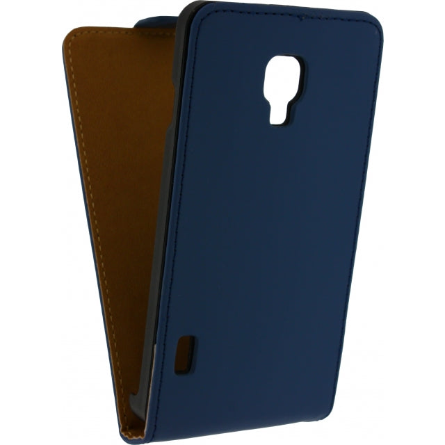 Étui Housse Mobilize Ultra Slim Flip LG Optimus L7 II P710 Bleu Foncé