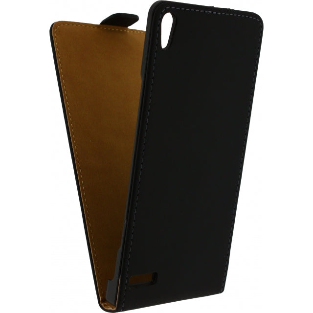 Mobilize Ultra Slim Flip Case Huawei Ascend P6 Schwarz