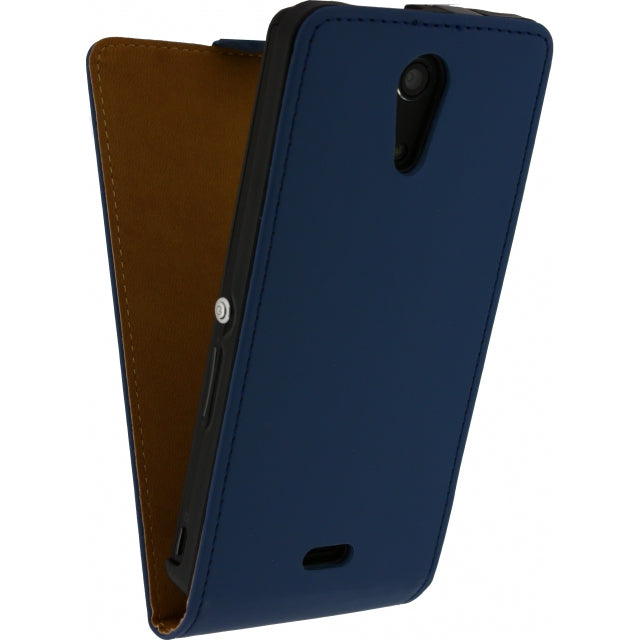 Mobilize Ultra Slim Flip Case Sony Xperia ZR Bleu Foncé