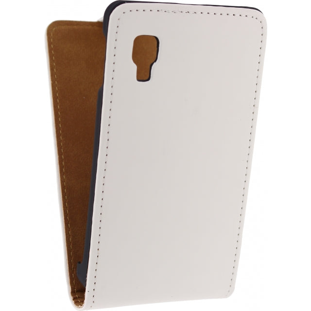 Mobilize Ultra Slim Flip Case LG L4 II Blanc
