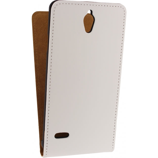 Mobilize Ultra Slim Flip Case Huawei Ascend G700 Weiß