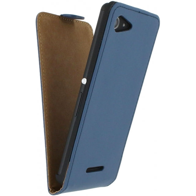 Mobilize Ultra Slim Flip Case Sony Xperia E3 Dunkelblau